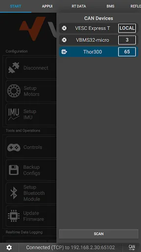 VESC Tool screenshot 3