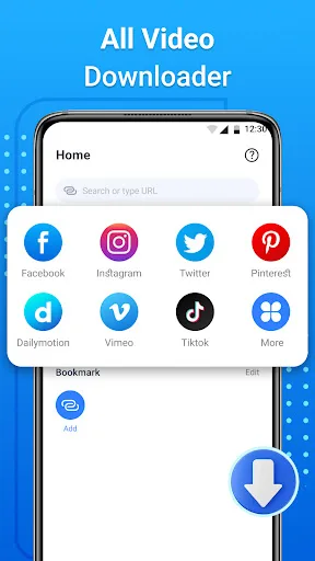 Descargador de video screenshot 1