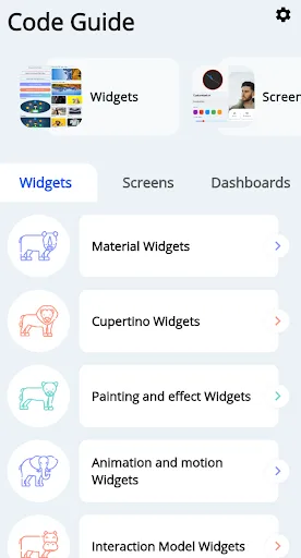 Flutter Code Guide screenshot 1