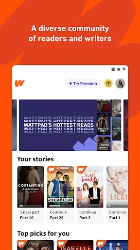 Wattpad - Read & Write Stories screenshot 2