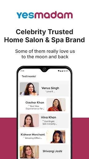 YesMadam Salon & Spa at Home screenshot 5