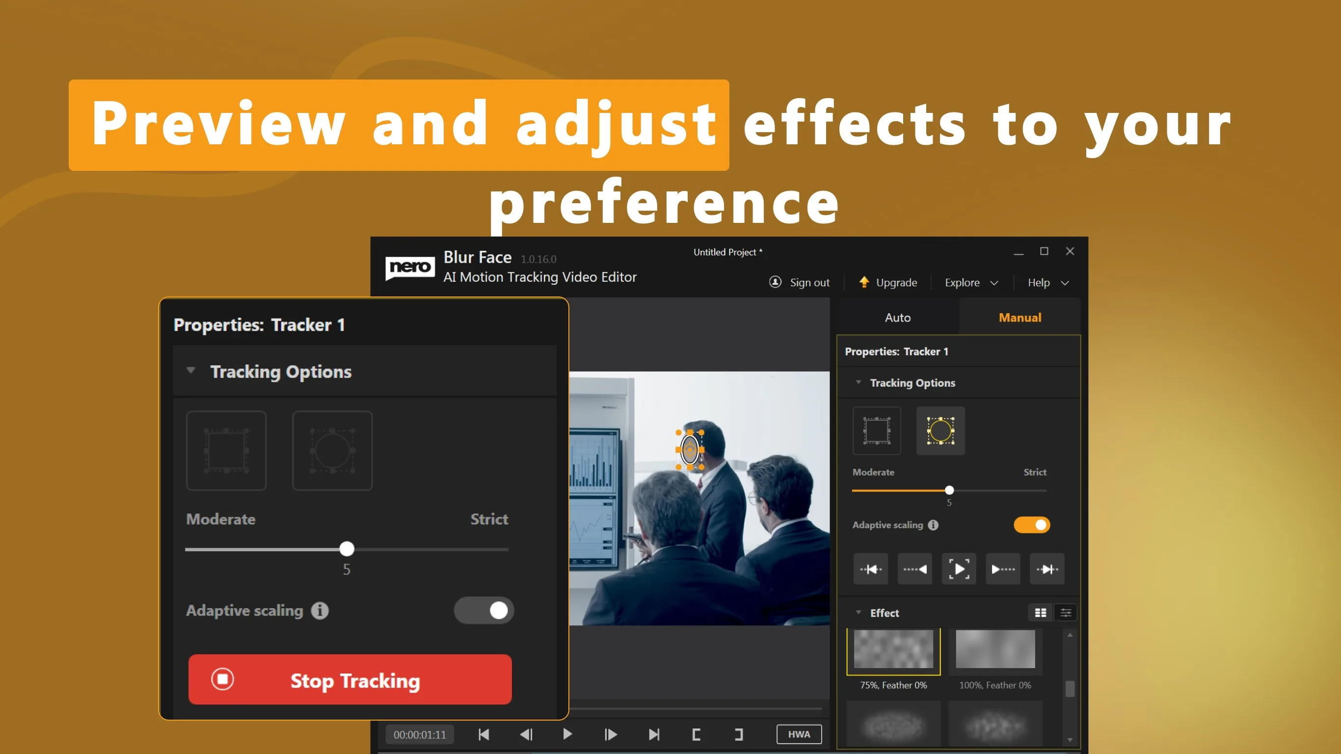 Blur Face - Motion Tracking Video Editor screenshot 4