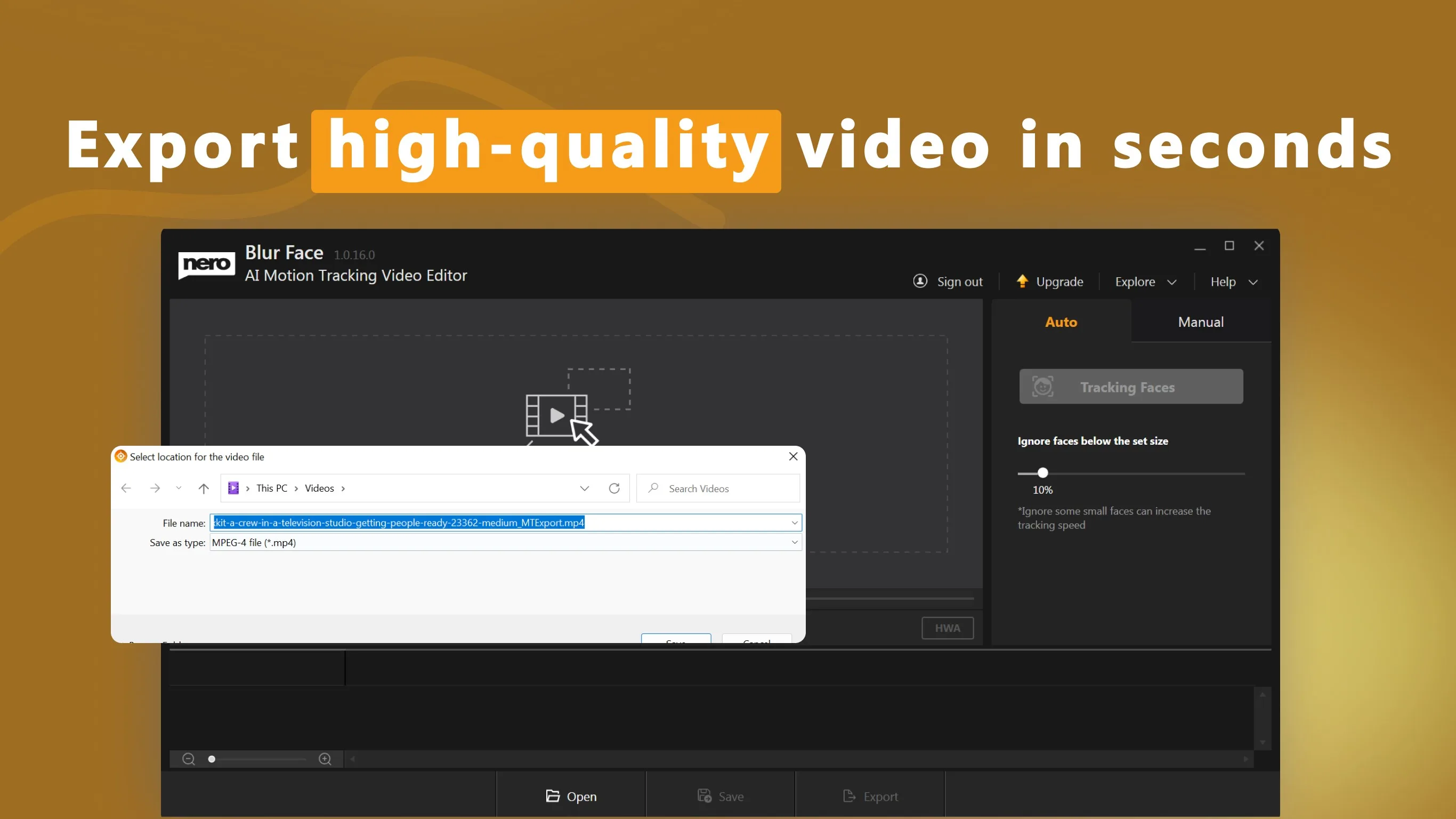 Blur Face - Motion Tracking Video Editor screenshot 5