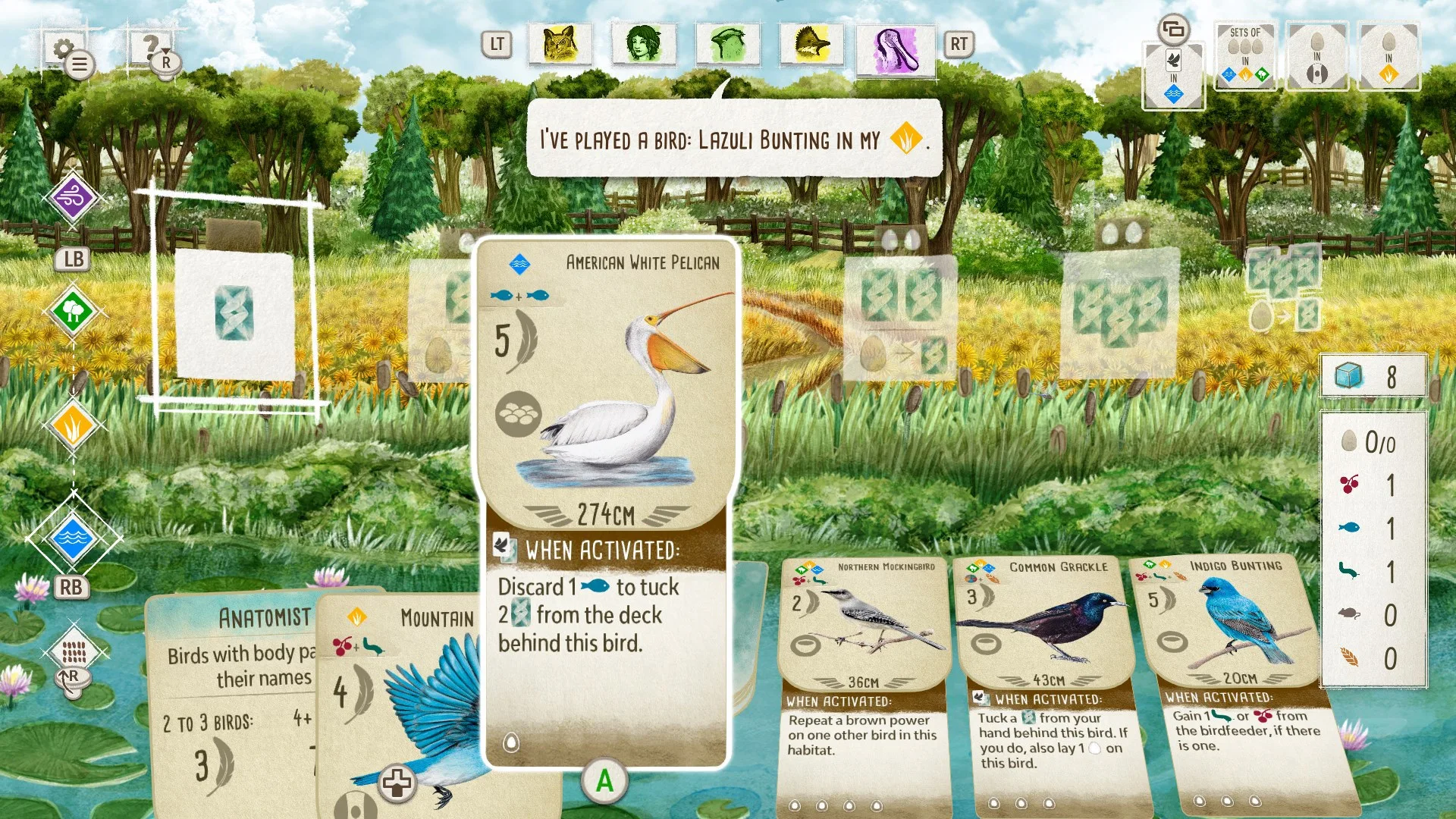 WINGSPAN (КРЫЛЬЯ) screenshot 5