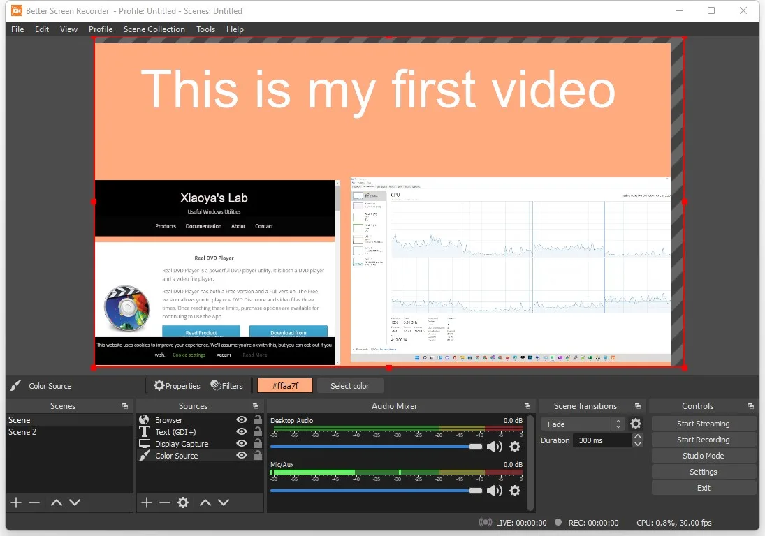 Better Screen Recorder screenshot 1