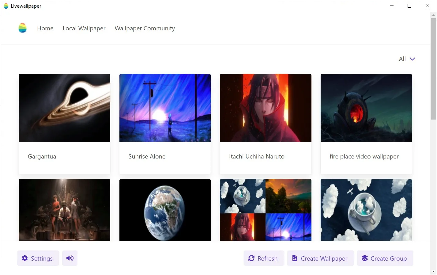Live Wallpaper by Giantapp screenshot 1
