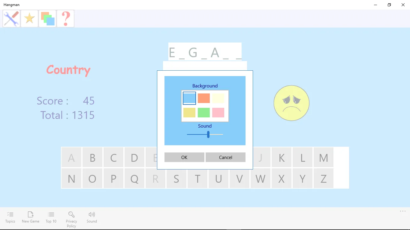 Hangman Game screenshot 2