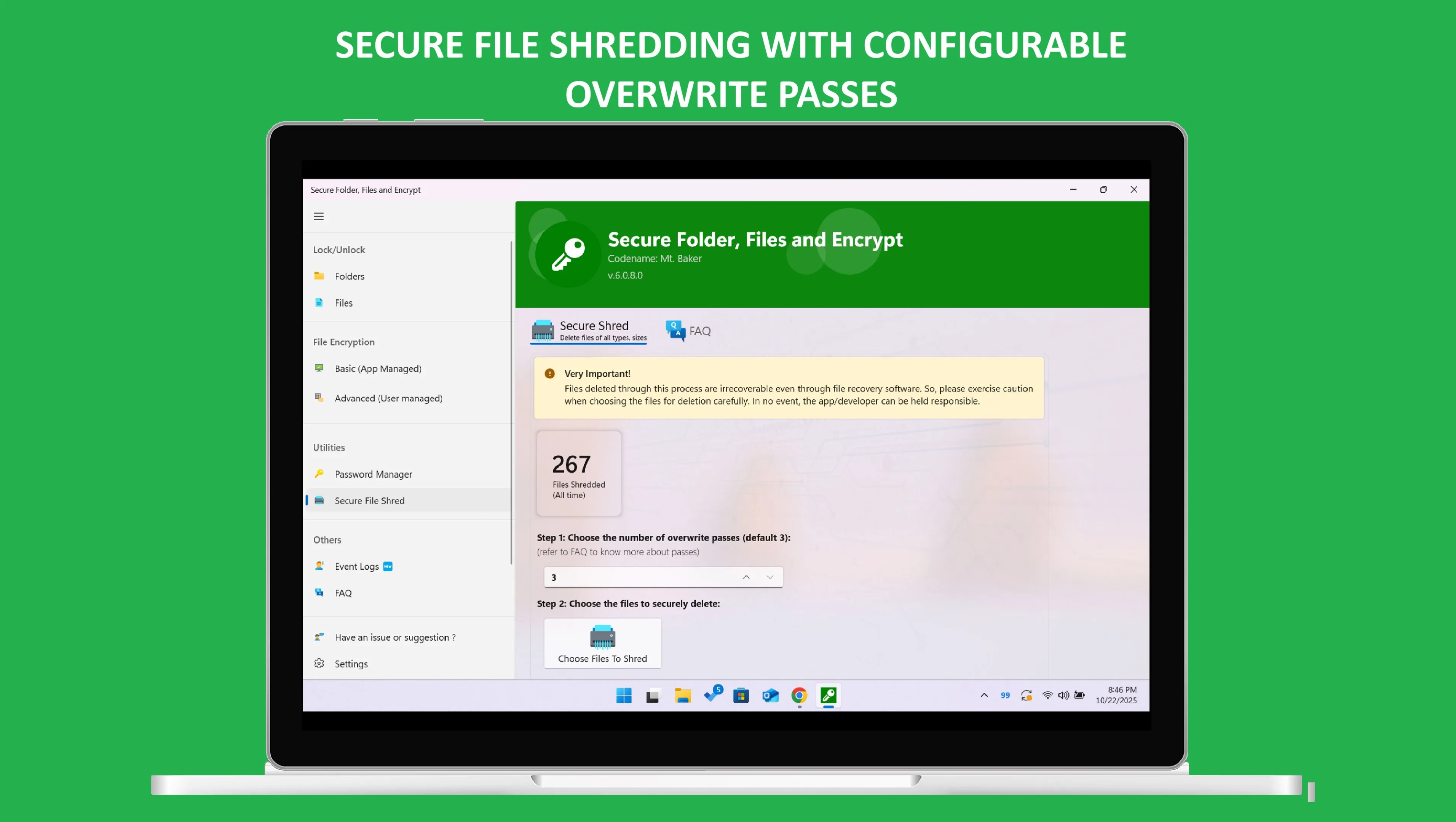 Secure Folder, Files and Encrypt screenshot 4
