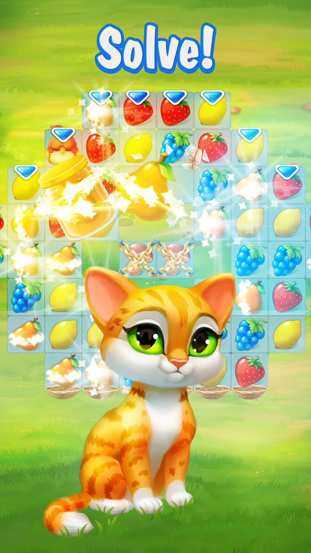 Garden Pets: Match-3 Dog & Cat Home Decorate screenshot 2