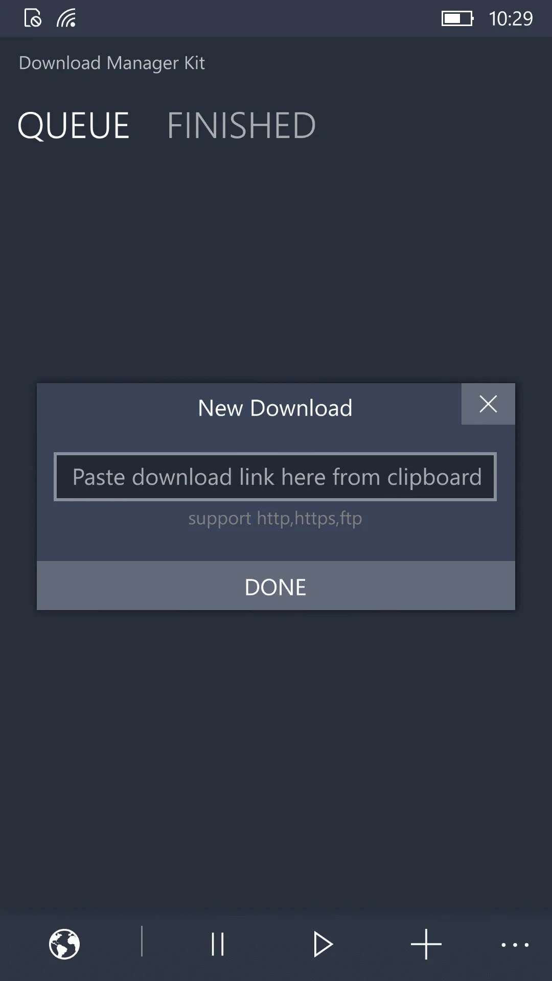 Gestor de Descargas screenshot 1