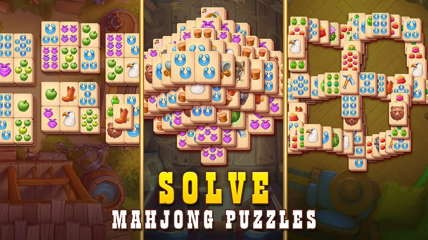 Sheriff of Mahjong Solitaire: Classic Tile Match screenshot 2