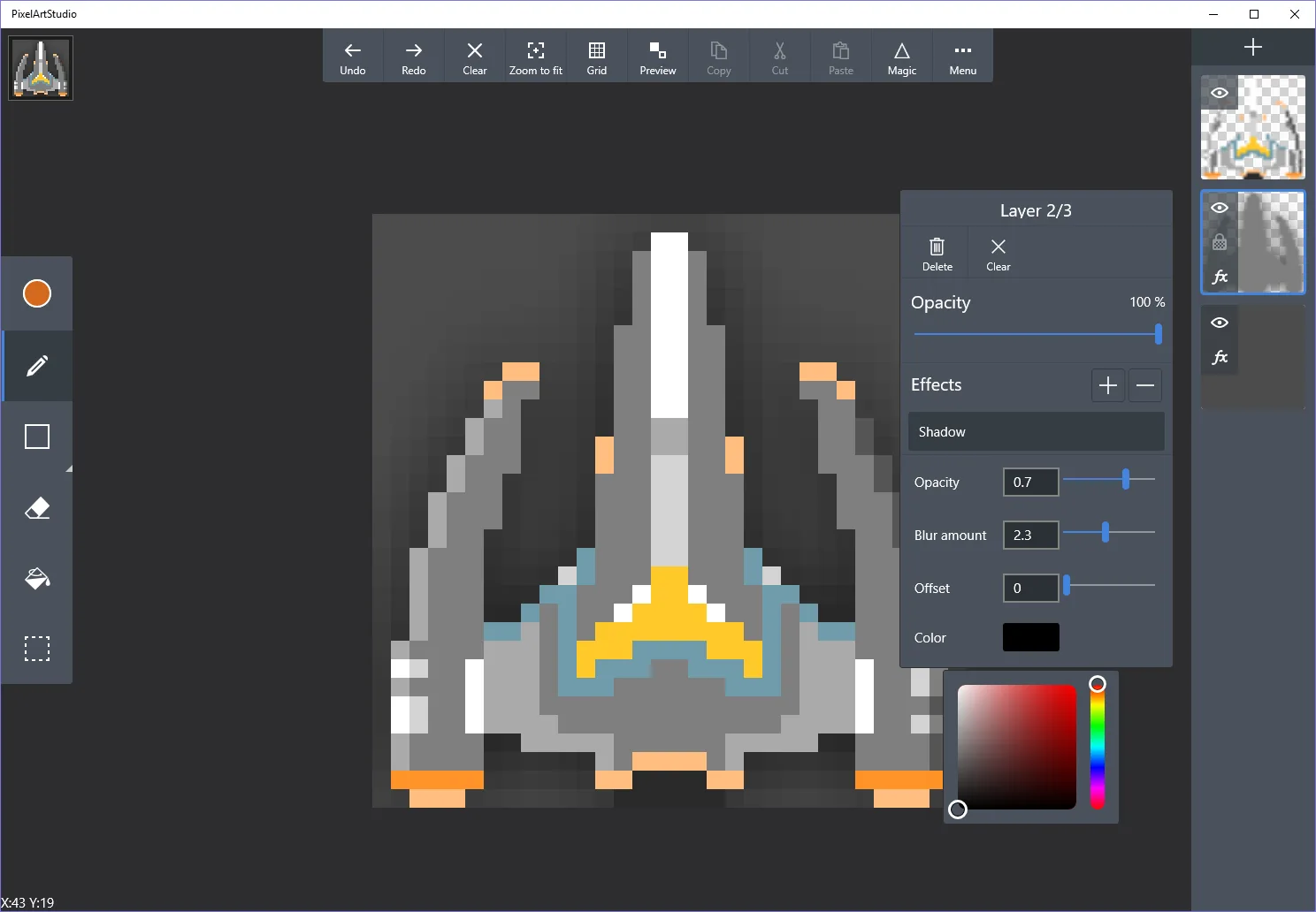 Pixel Art Studio Free screenshot 3