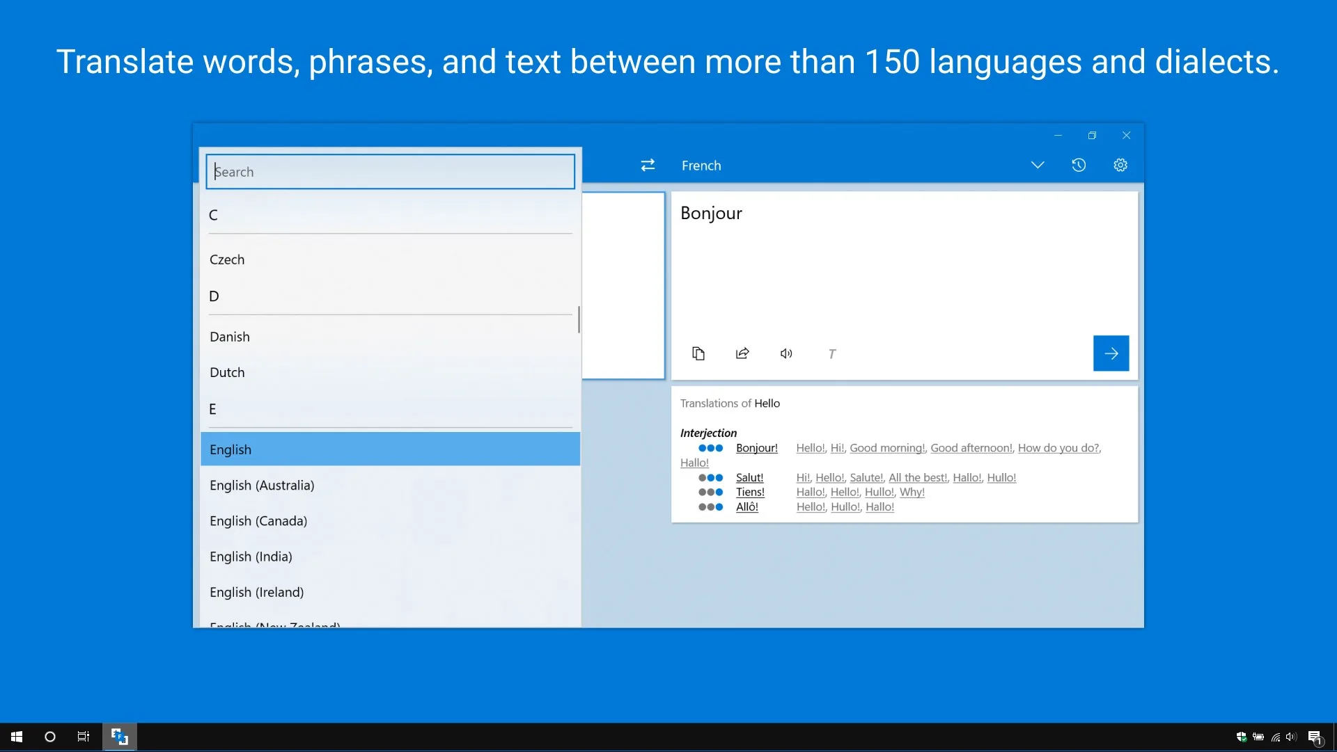 Fluent Translator screenshot 1