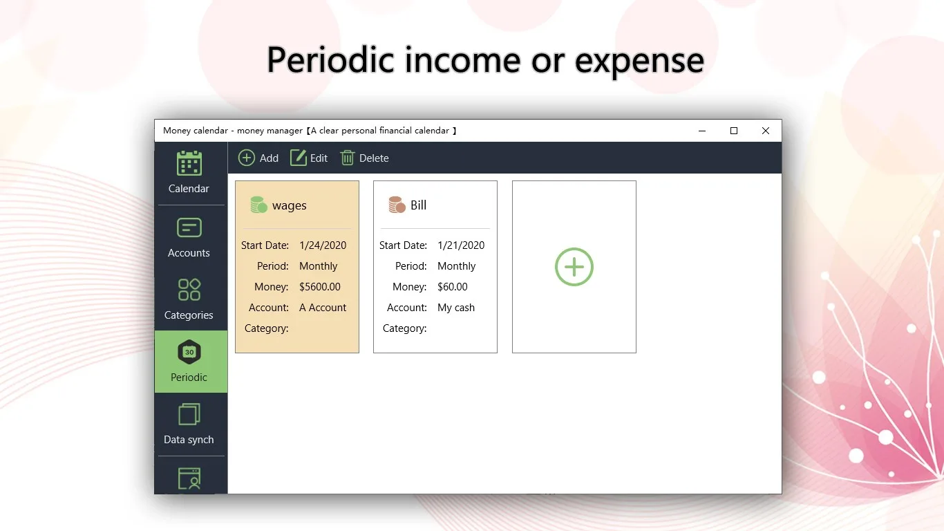 Money Manager Calendar - Spending, Budget screenshot 2