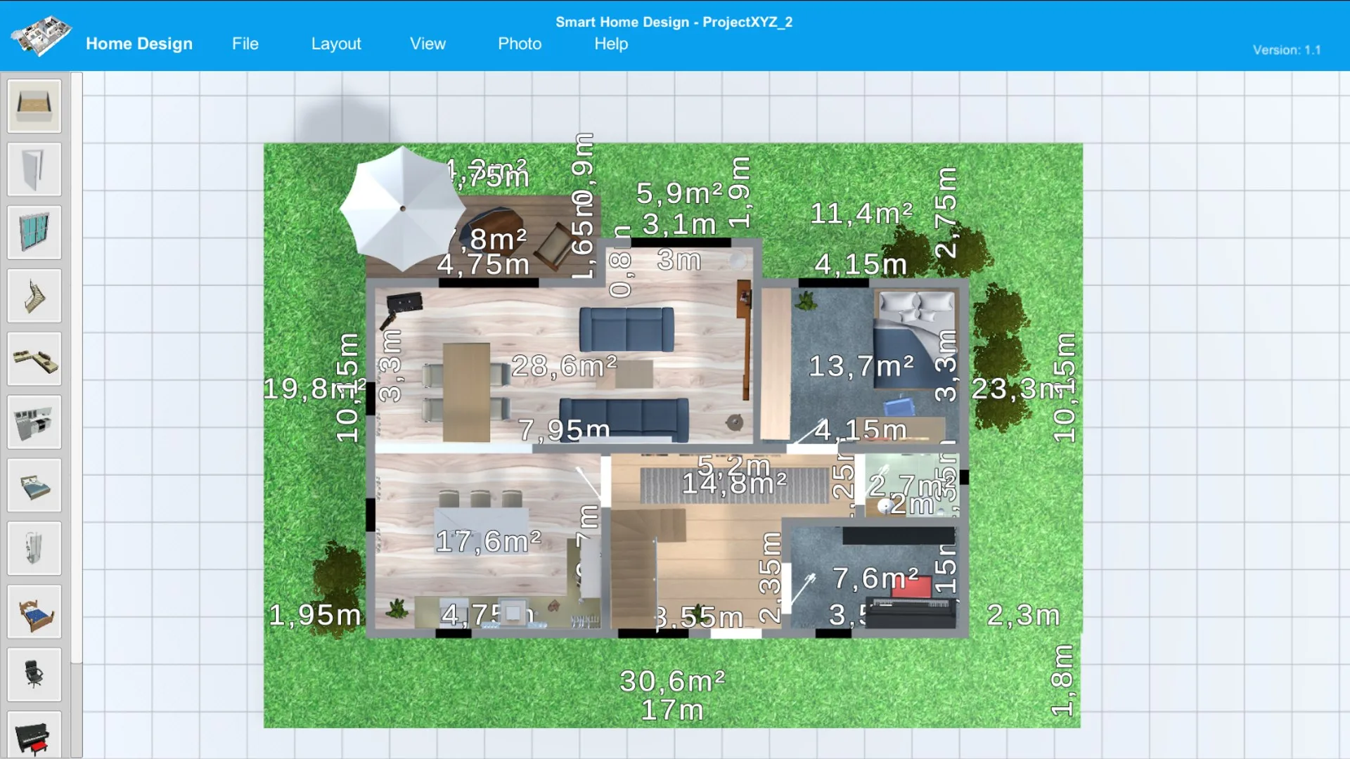 Smart Home Design | 3D Floor Plan screenshot 2