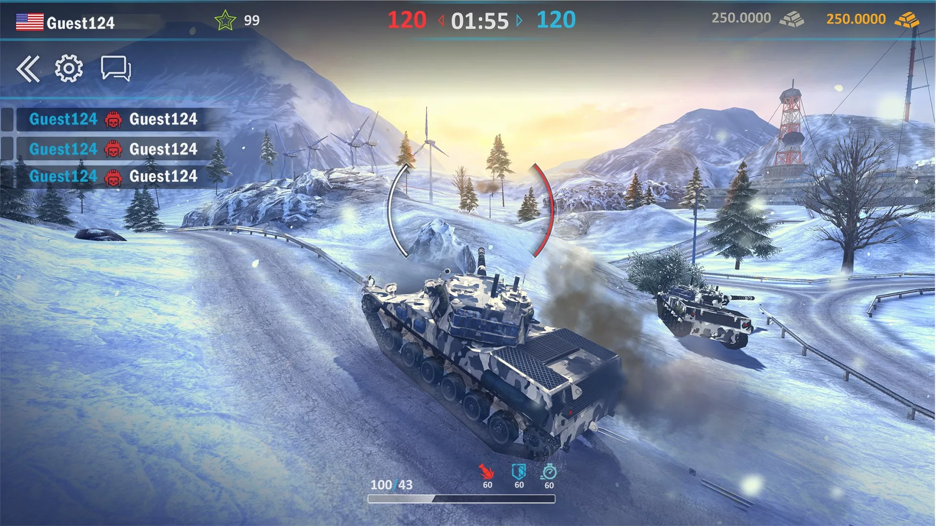 Modern Assault Tanks：Танки Онлайн screenshot 1