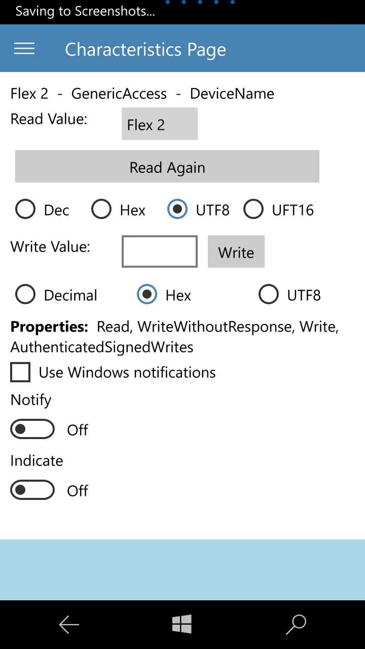 Bluetooth LE Explorer screenshot 5