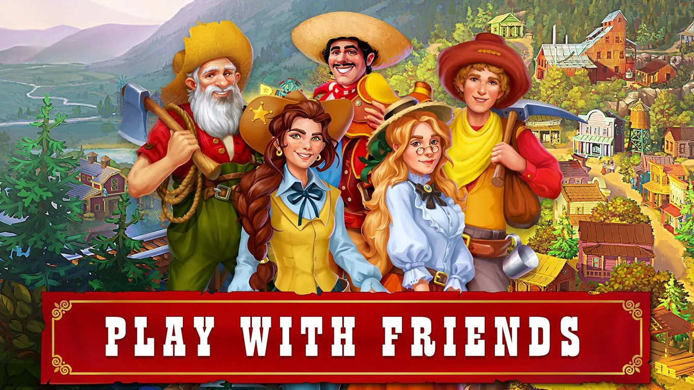 Jewels of the Wild West: juego de combinar gemas screenshot 4