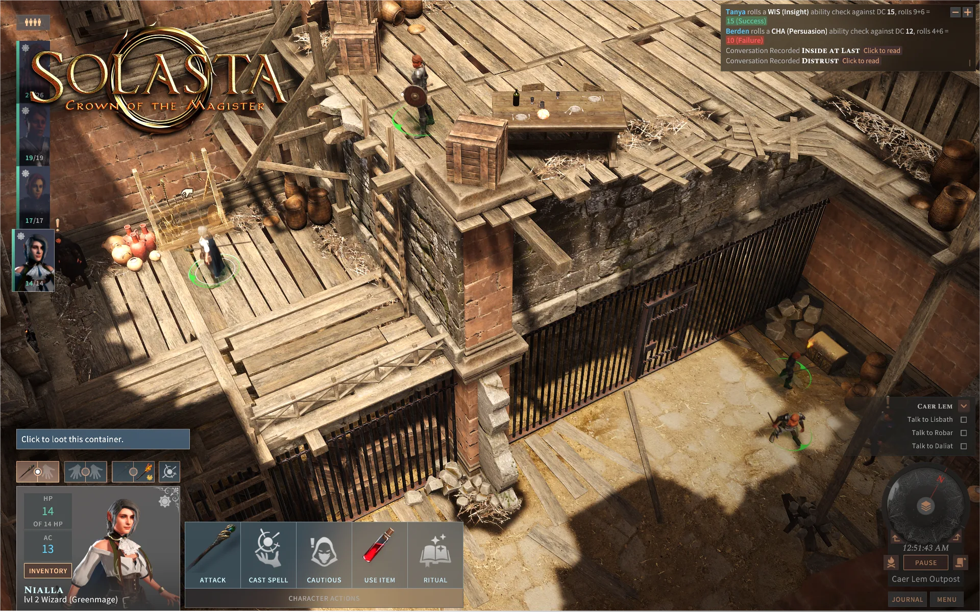 Solasta: Crown of the Magister screenshot 3
