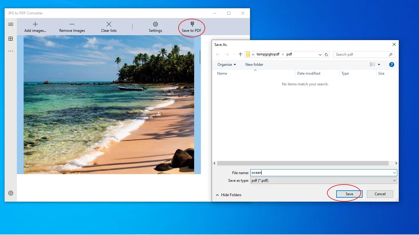 JPG to PDF Converter screenshot 4