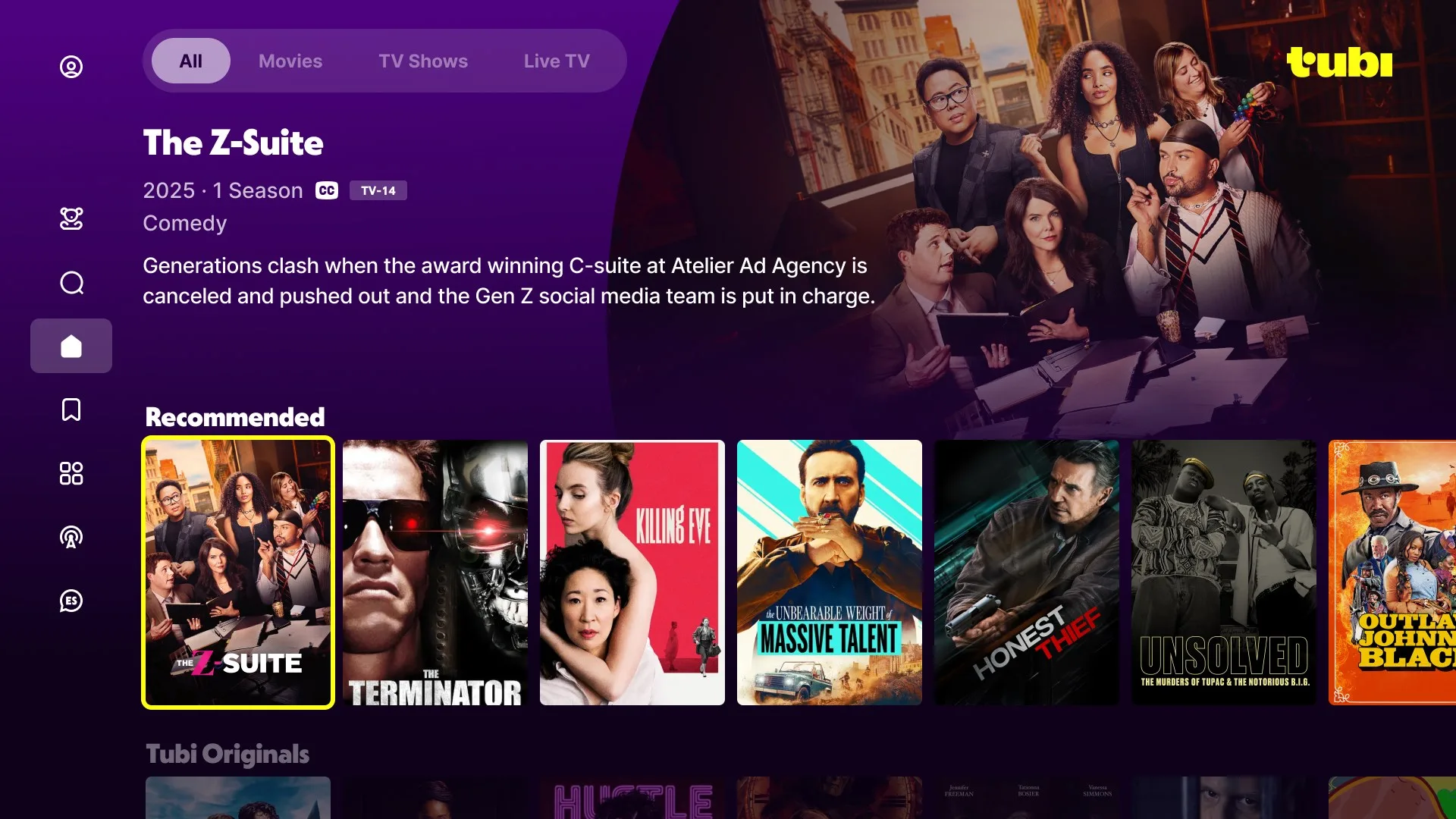 Tubi - Películas y series gratis screenshot 5