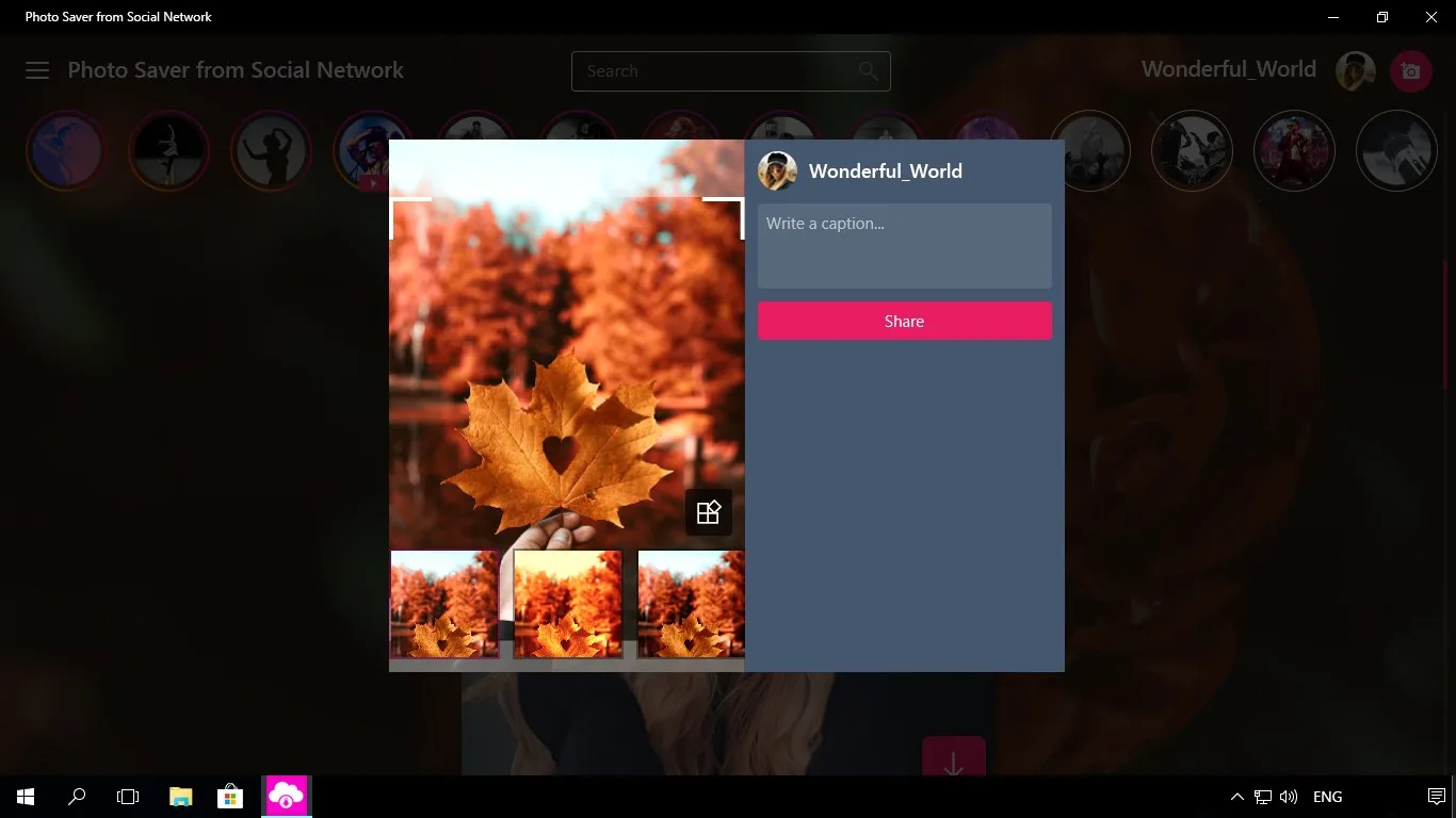 Photo Saver from Social Network screenshot 4