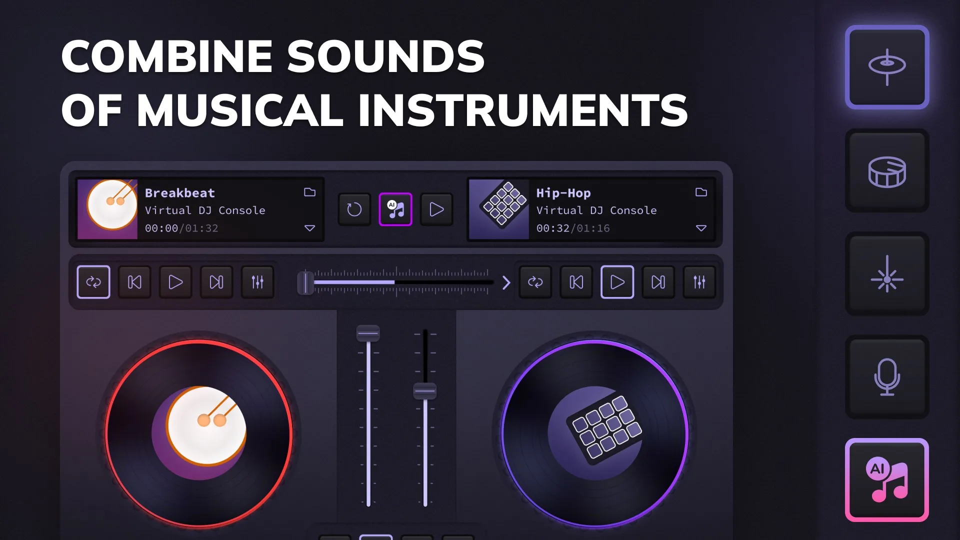 Virtual DJ Console: Music Making Turntables - EDM screenshot 1