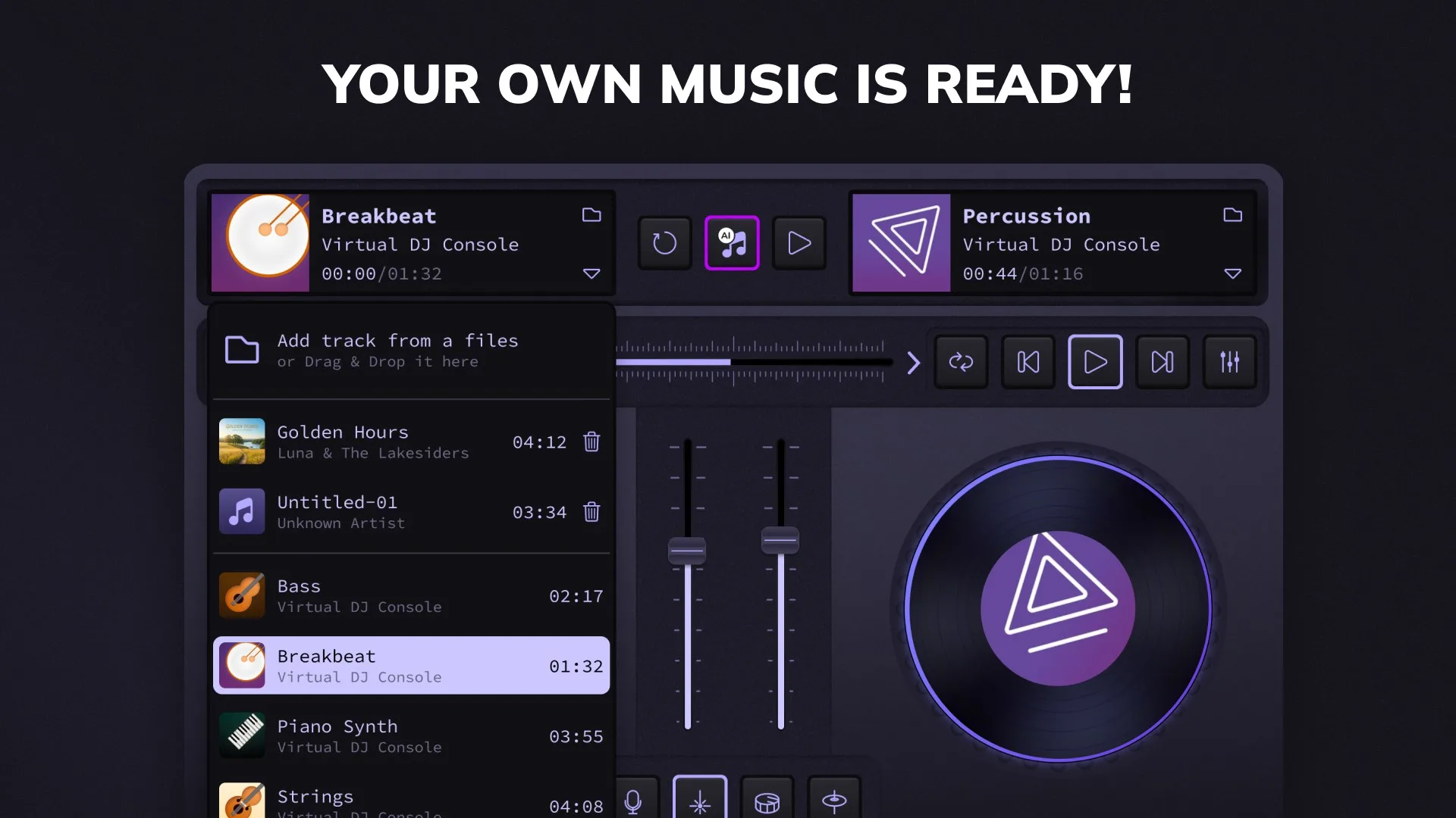 Virtual DJ Console: Music Making Turntables - EDM screenshot 5