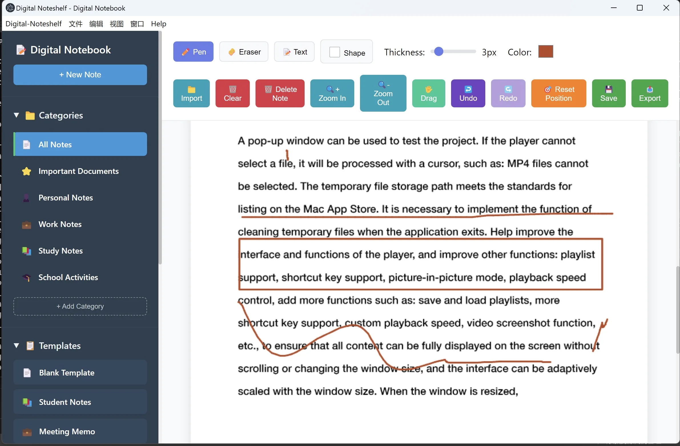 Aplicación para tomar notas screenshot 1