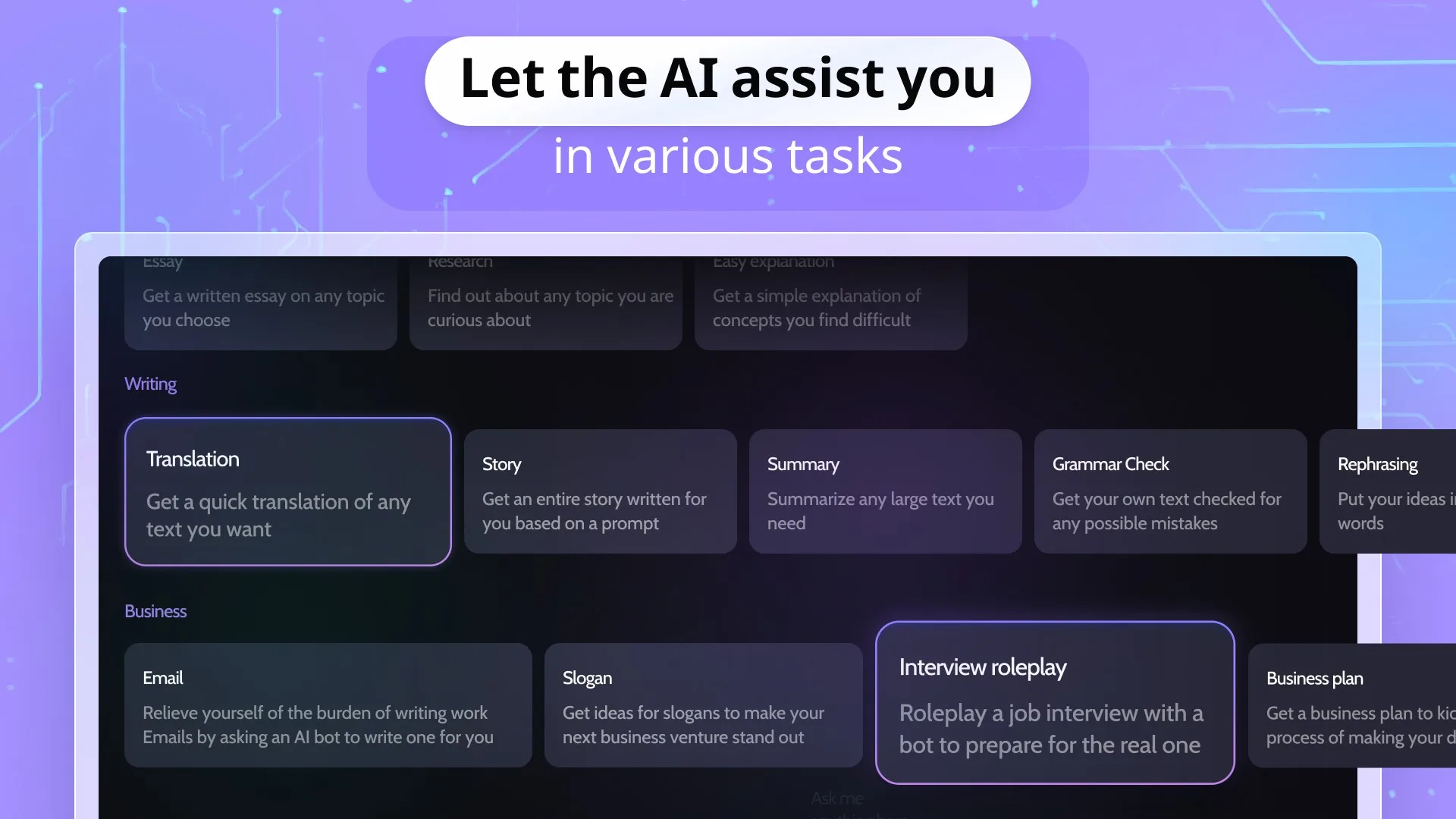 AI Chat Generator: Chatbot Assistant screenshot 3