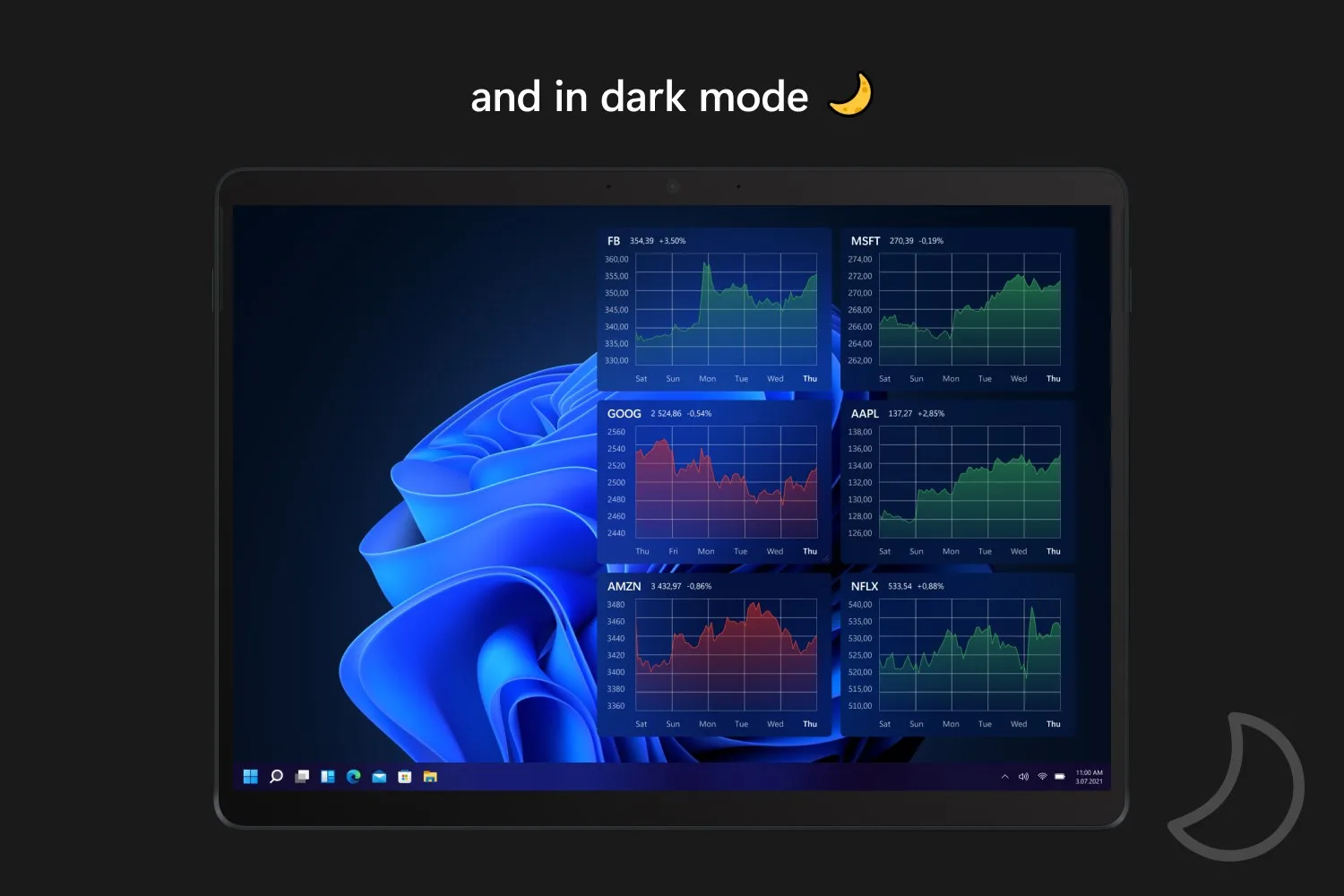 Swish (Stock Desktop Widget) screenshot 4