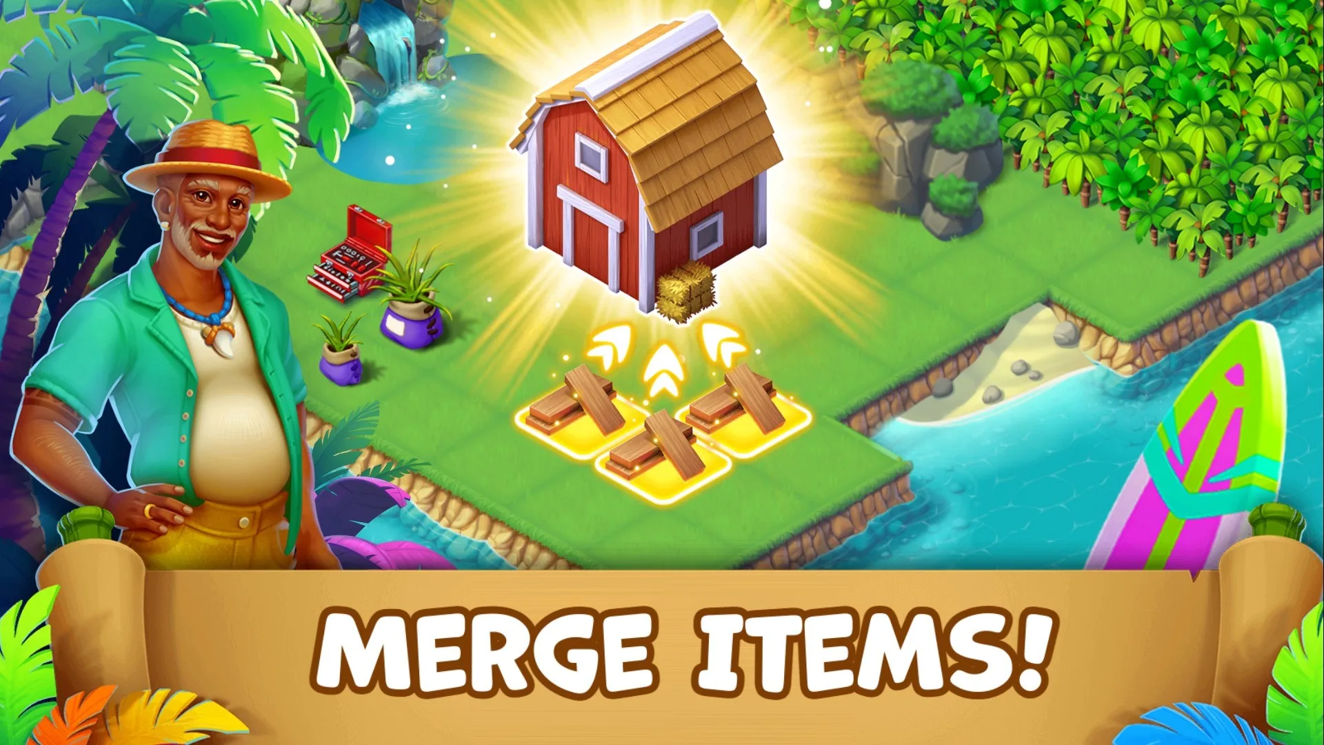 Tropical Merge Start Game screenshot 1