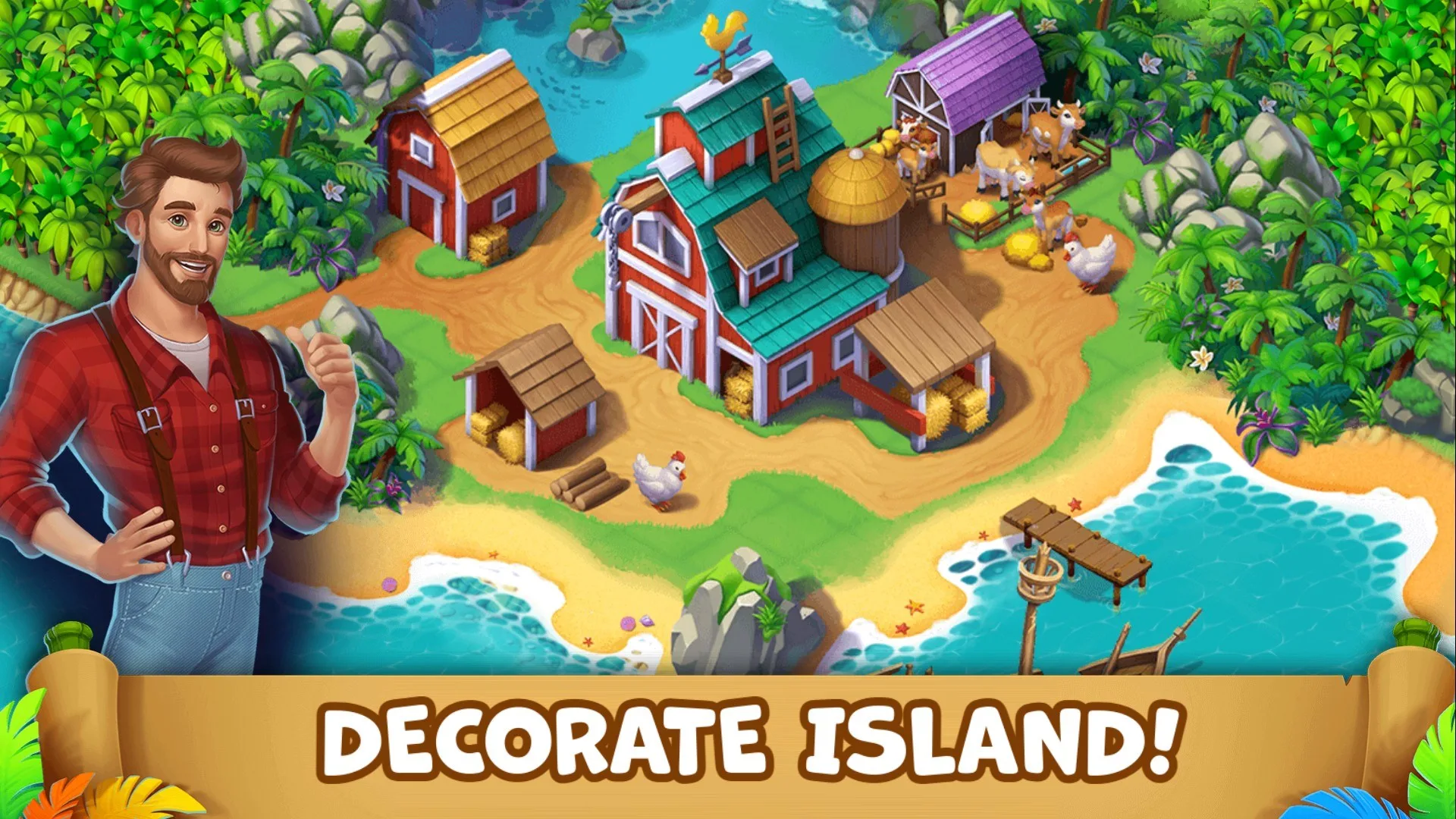 Tropical Merge Start Game screenshot 4