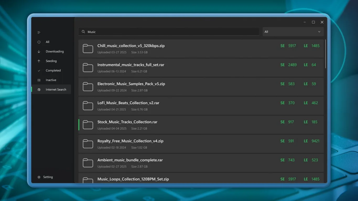 Torrent Manager screenshot 2