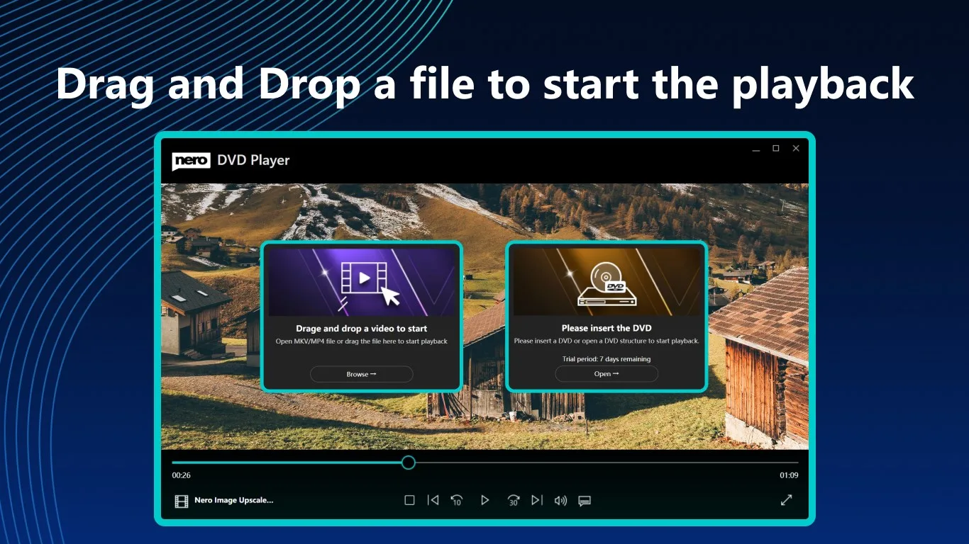 DVD Player & Video Player by Nero screenshot 1