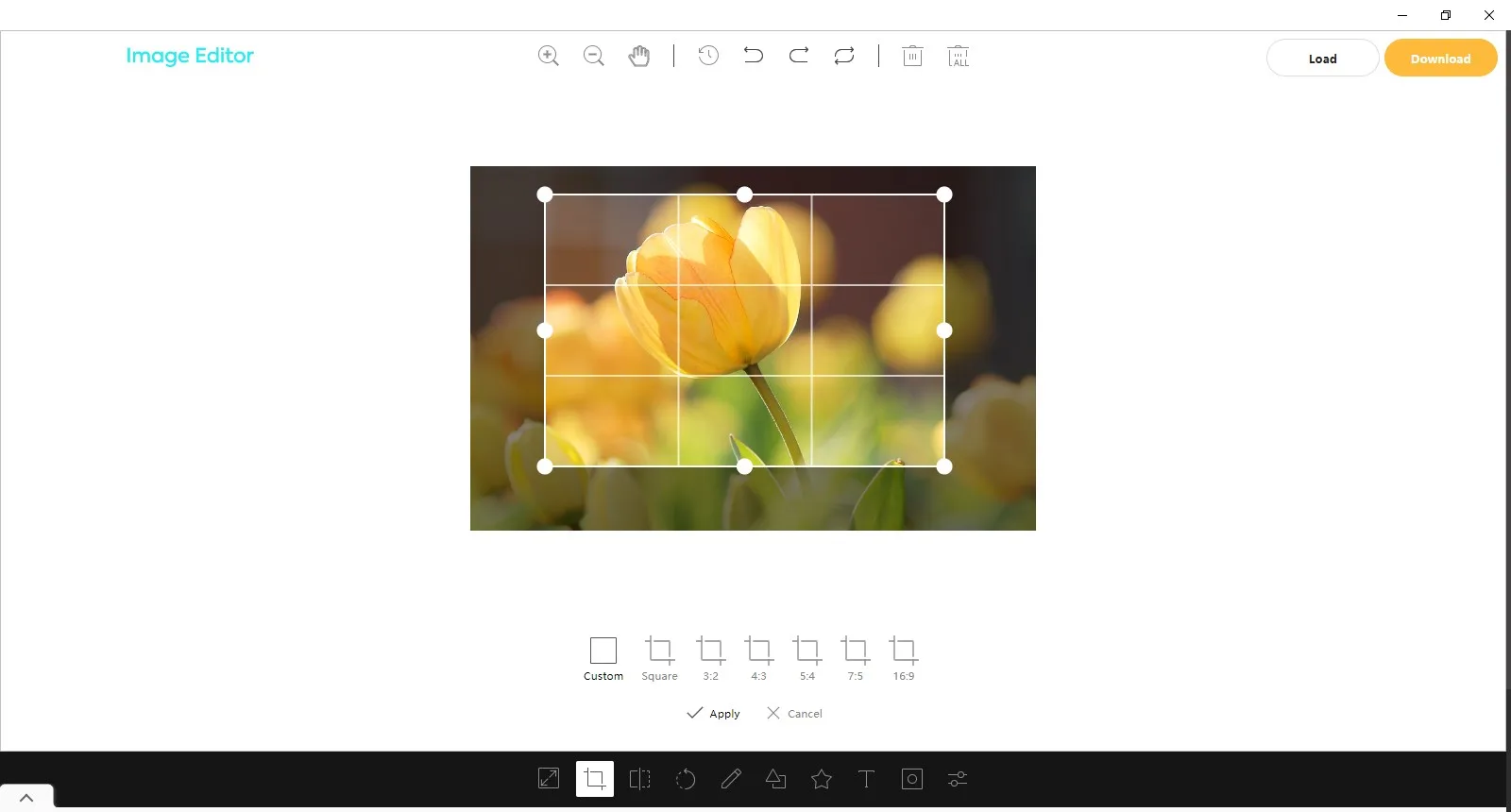 Редактор зображень uwp screenshot 1