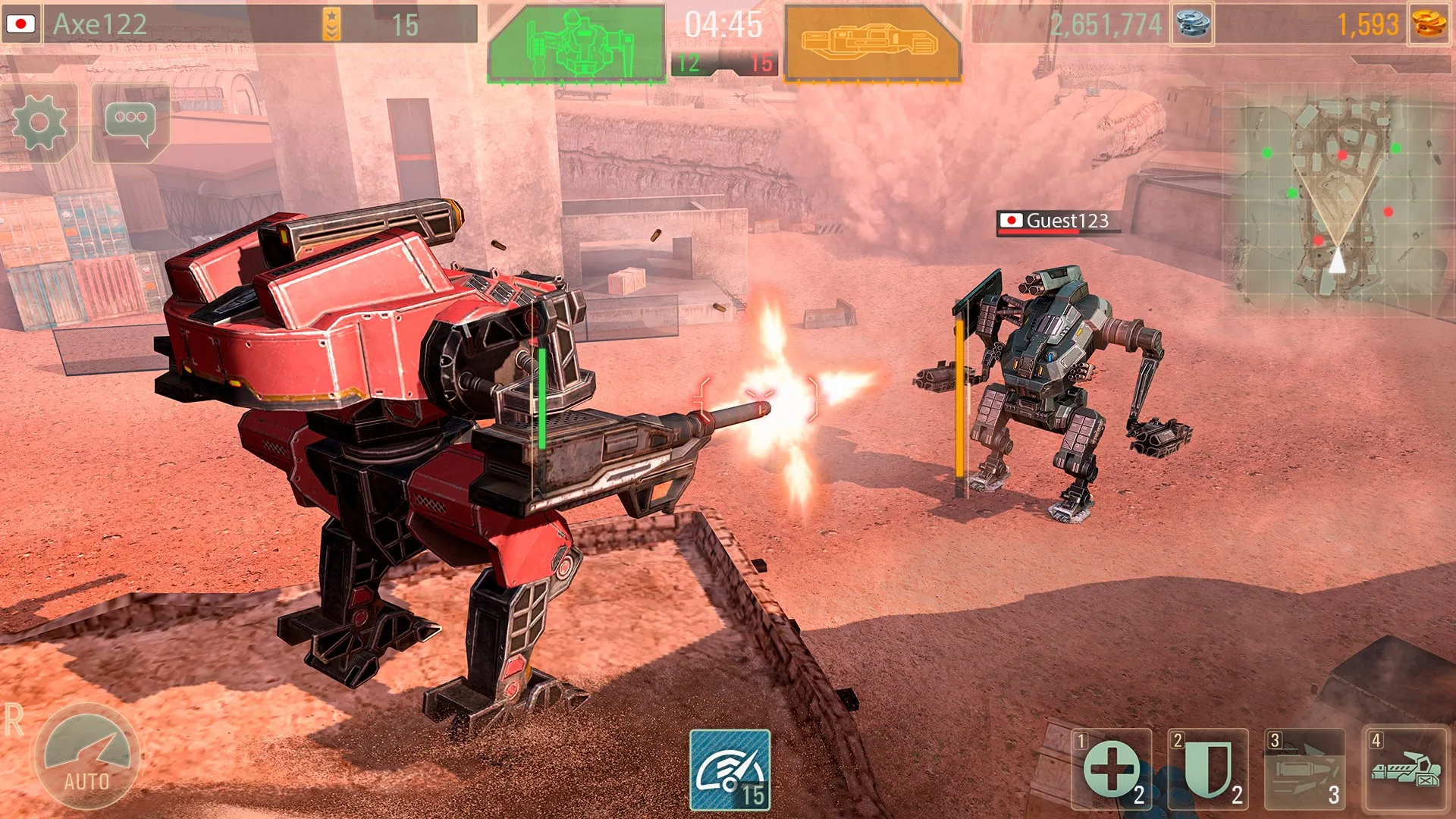 Warfare Robots: Guerra, Batalla, Robots screenshot 1
