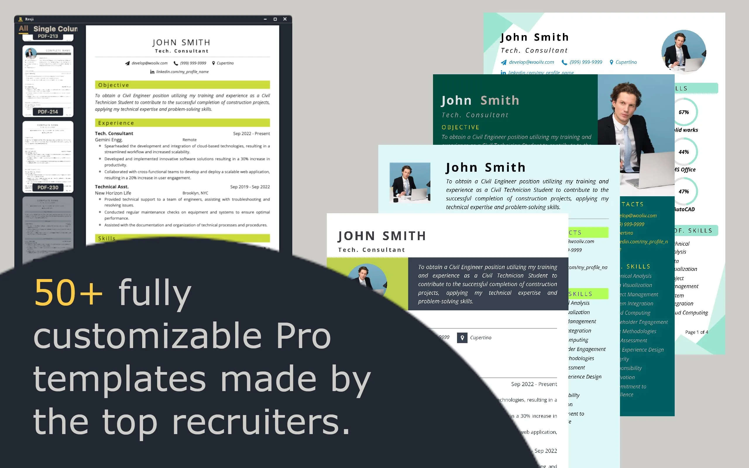 CV maker, Curriculum Vitae: Resji screenshot 2