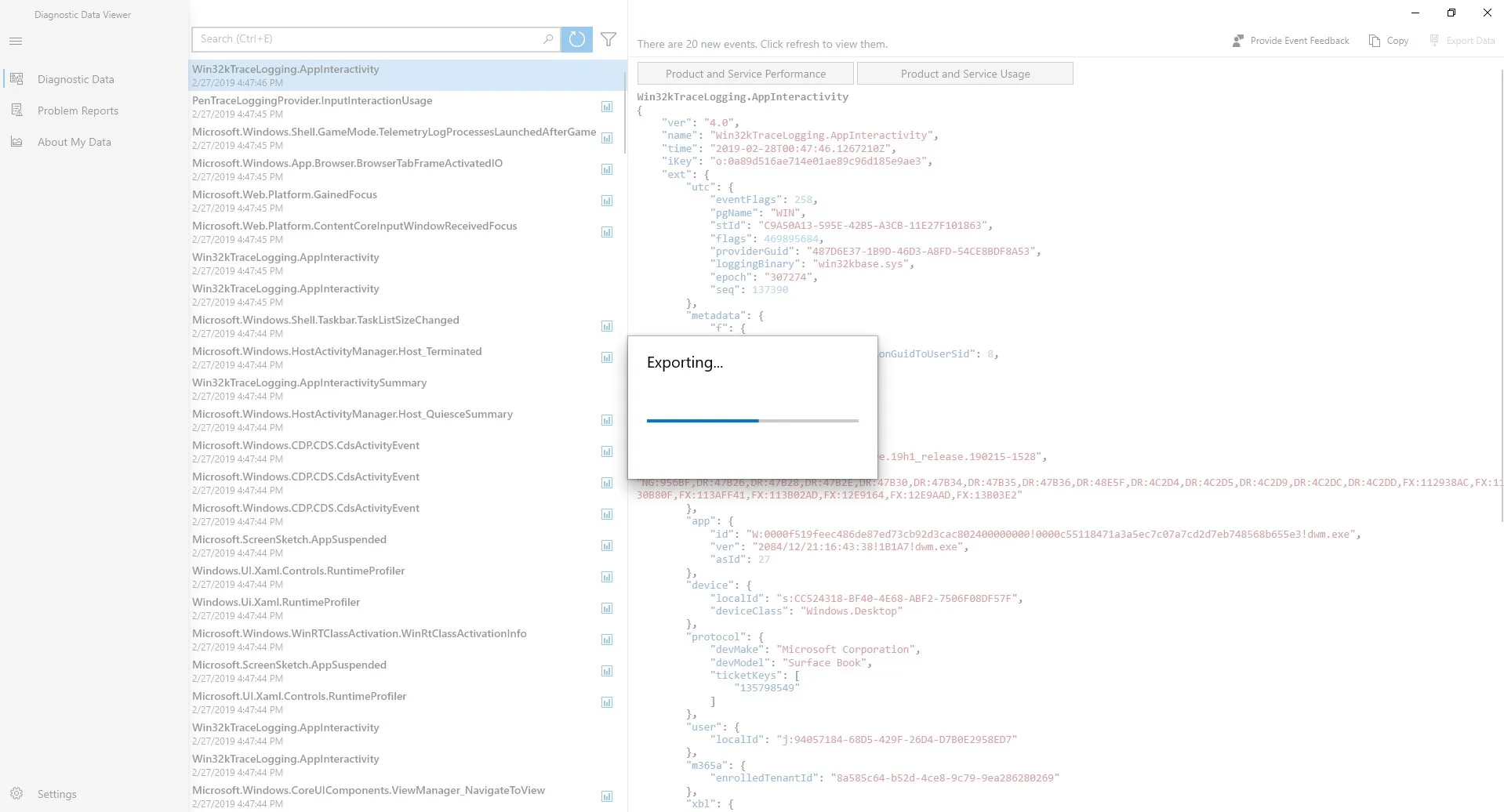 Засіб перегляду діагностичних даних screenshot 4