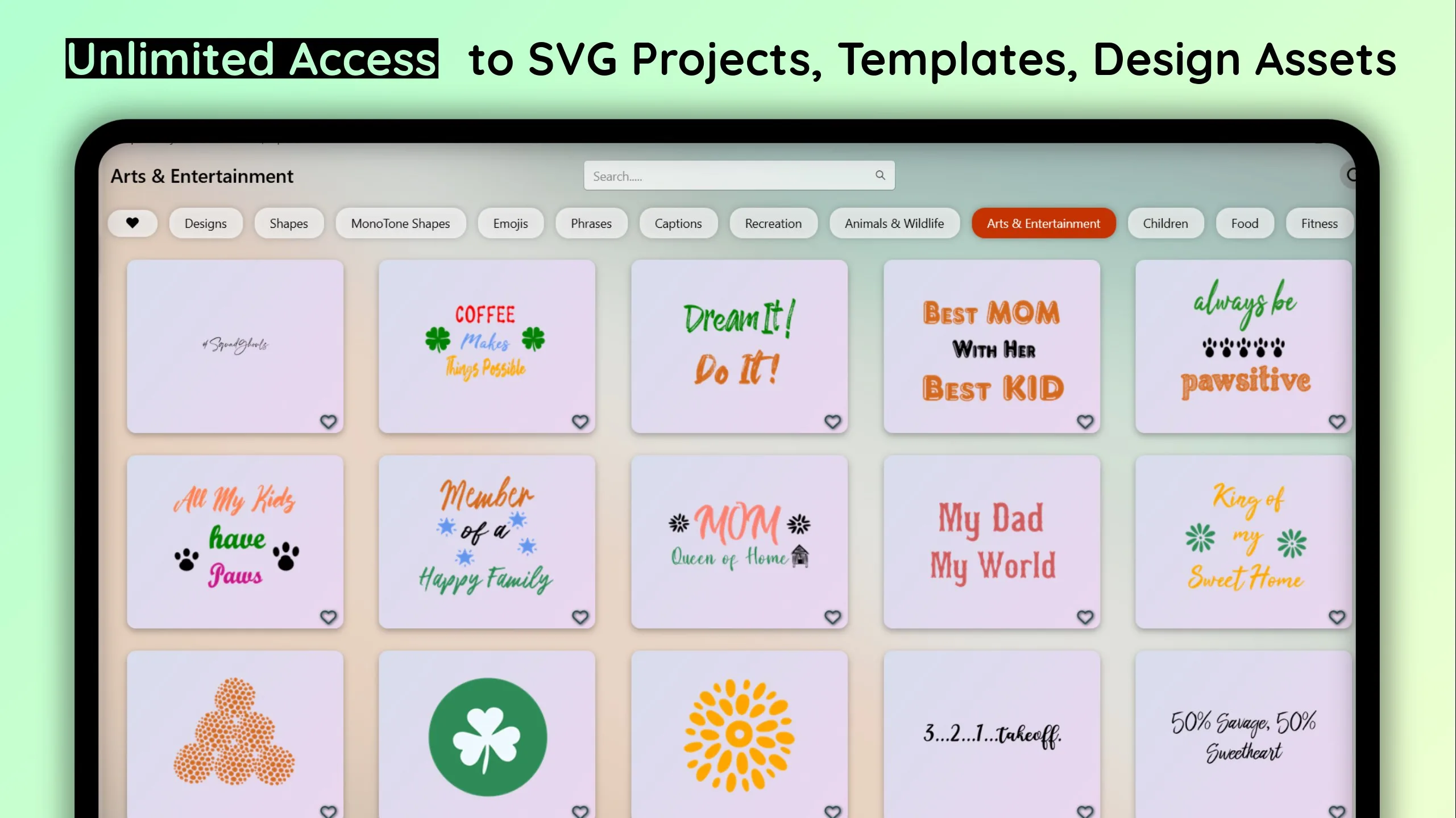 Design SVG Maker & Unlimited Projects, Fonts screenshot 3
