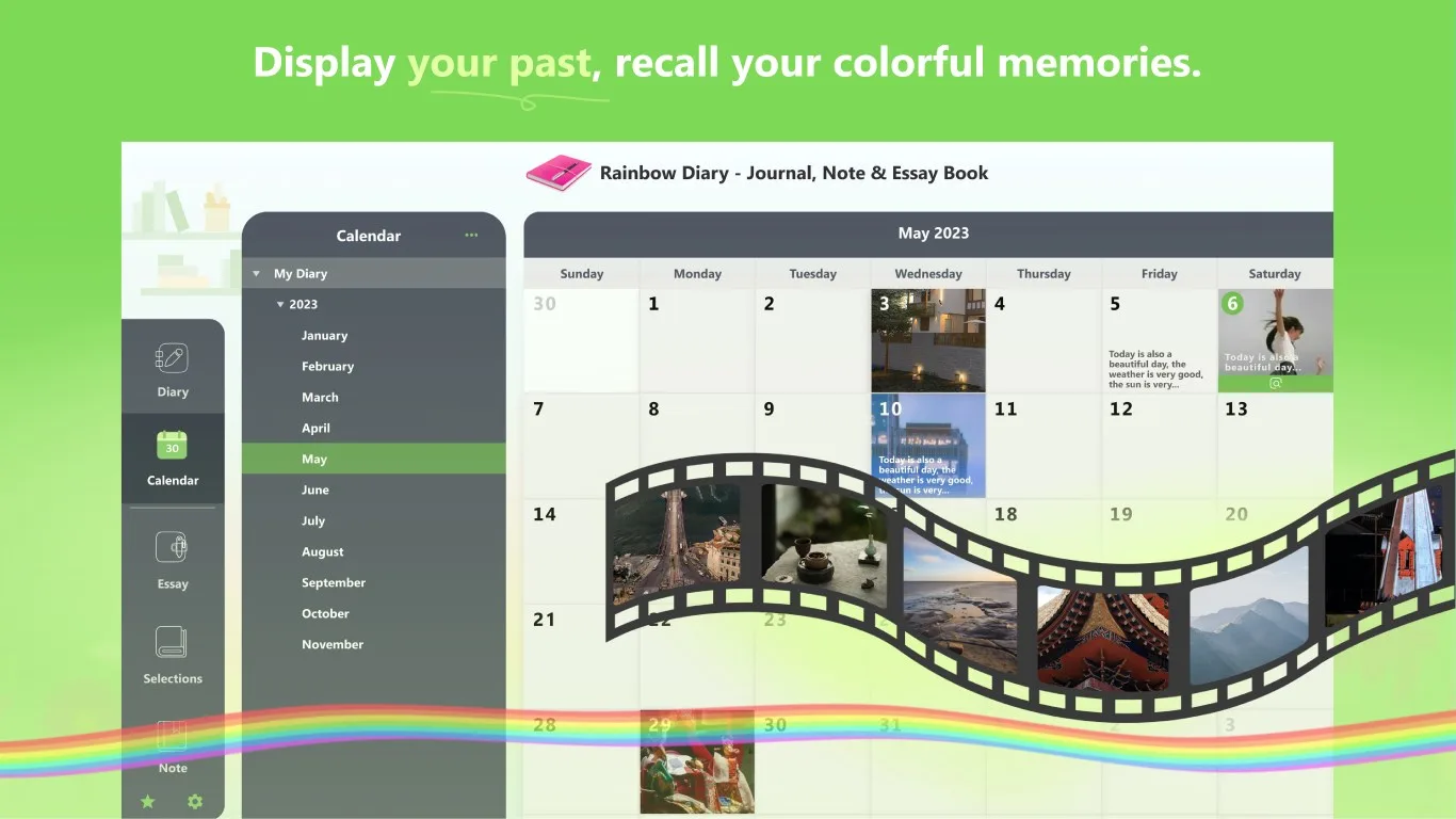 Rainbow Diary - Journal, Note & Essay Book screenshot 4