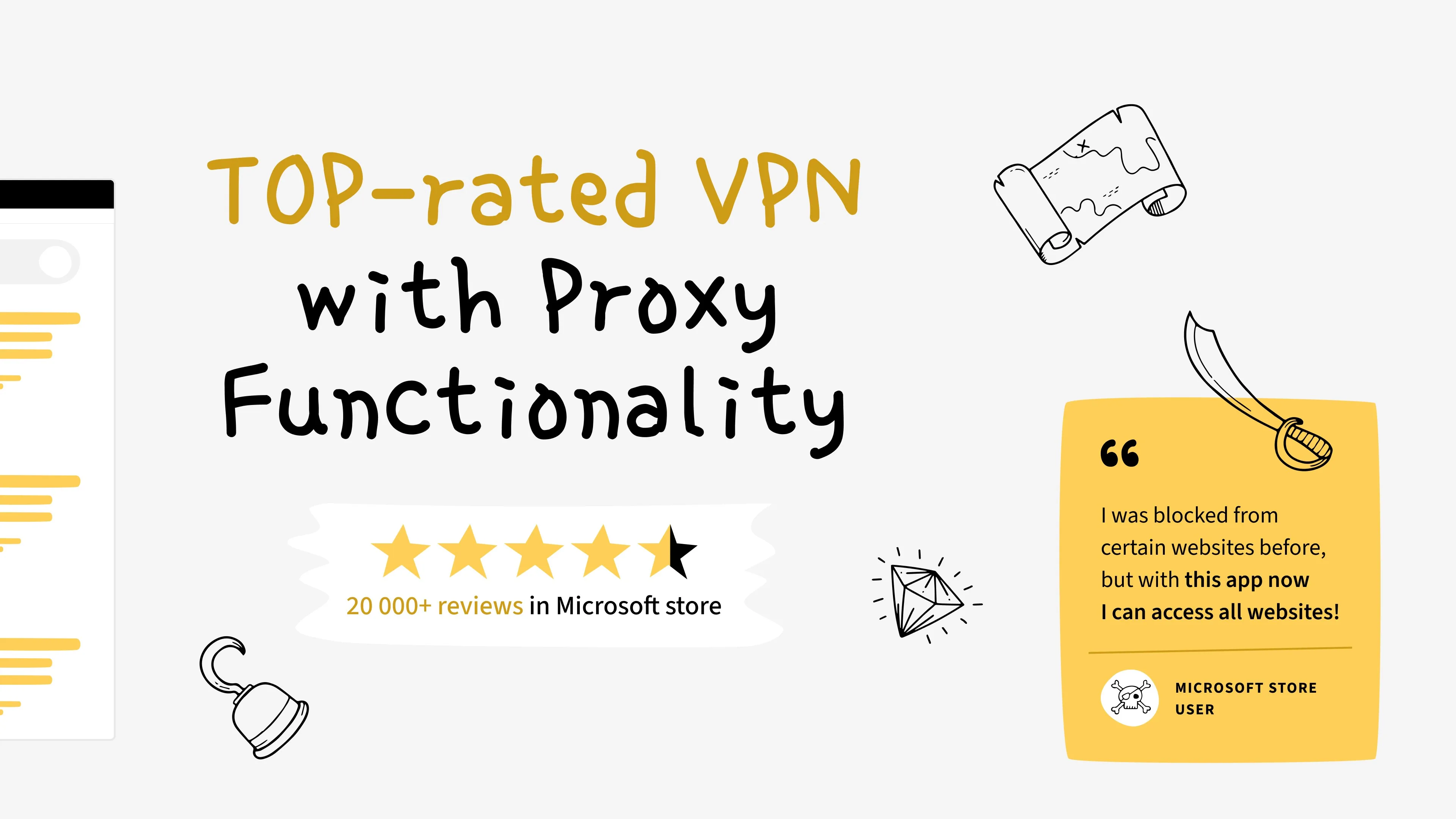 VPN Pirate: Free VPN Proxy screenshot 1