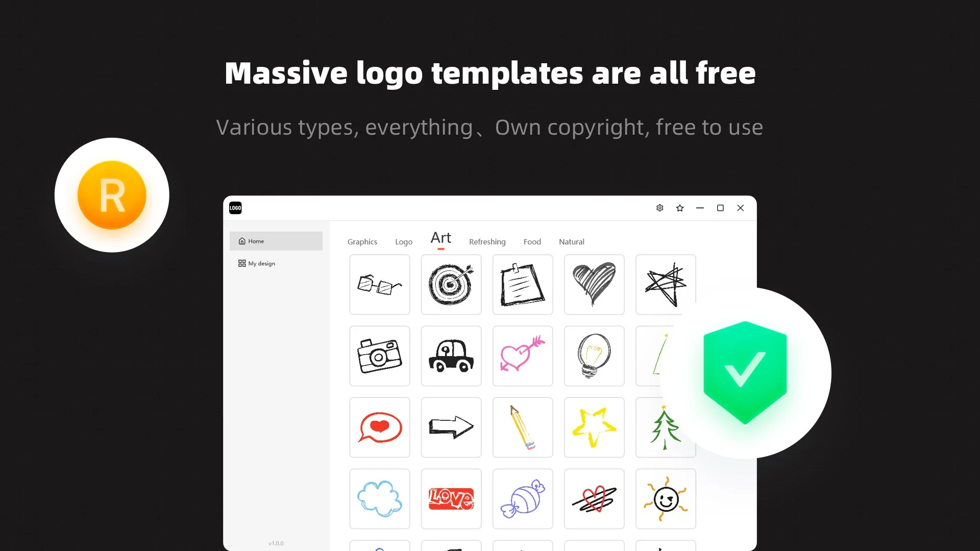 Crear logo Creador de Logos screenshot 2