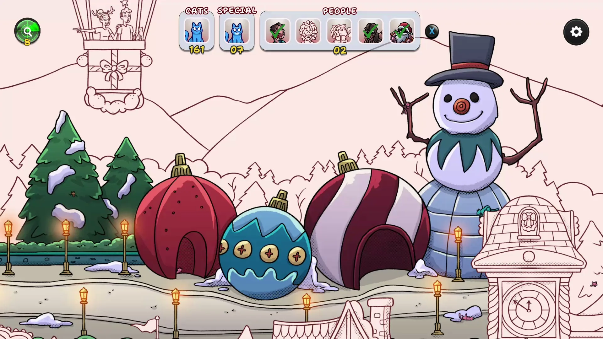 Hidden Cats in Christmas screenshot 1