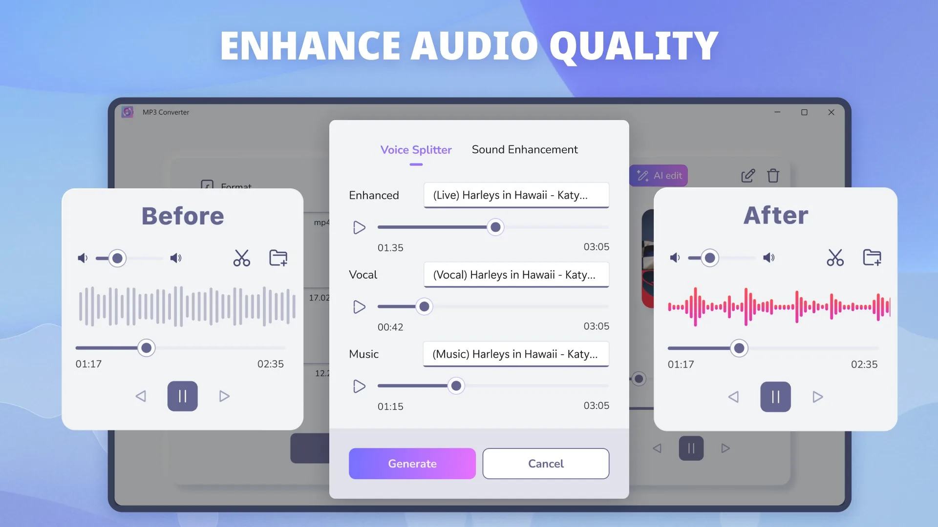 MP3 Audio File Converter — Ringtone Maker screenshot 3