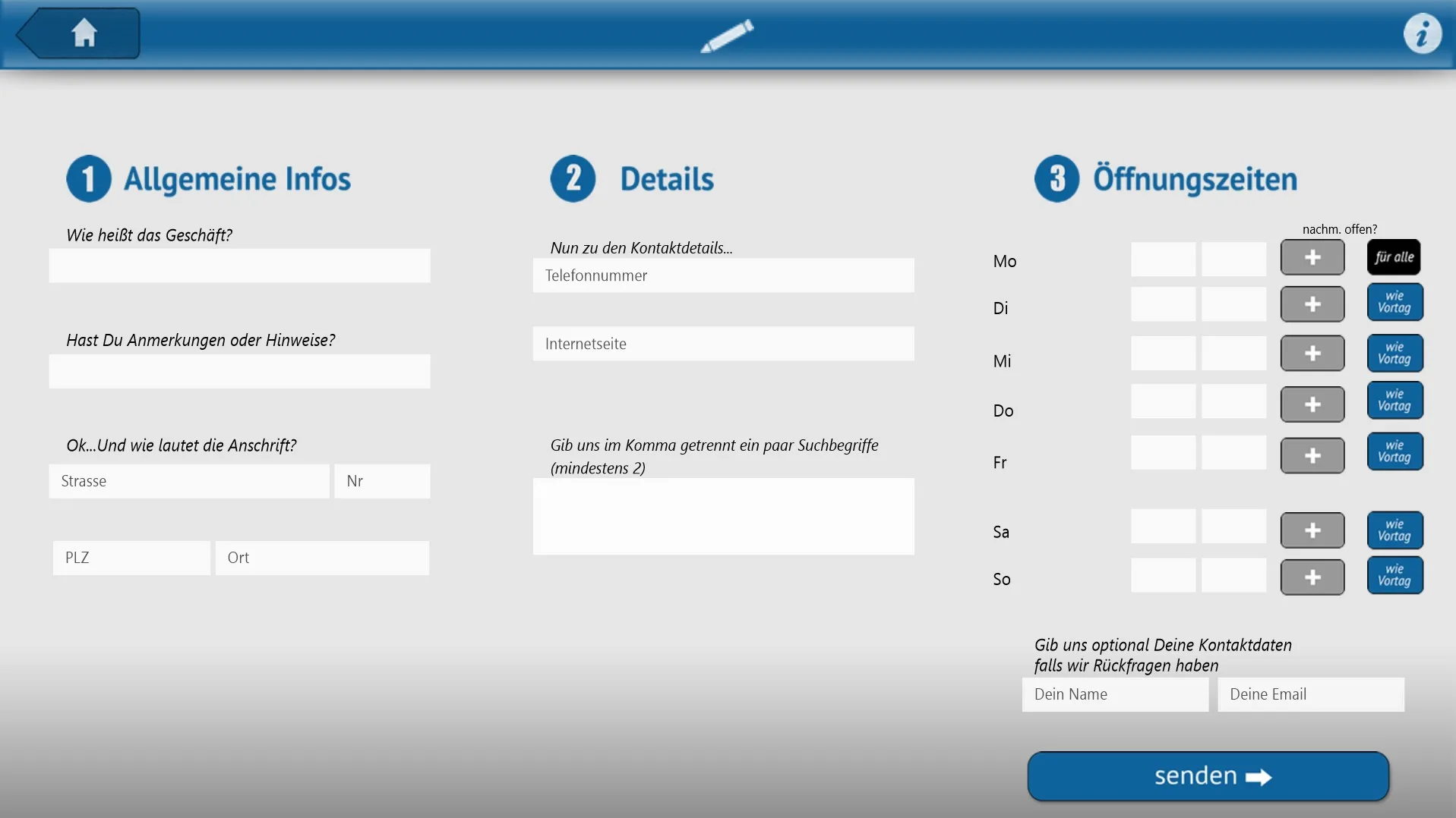 Oeffnungszeiten screenshot 4