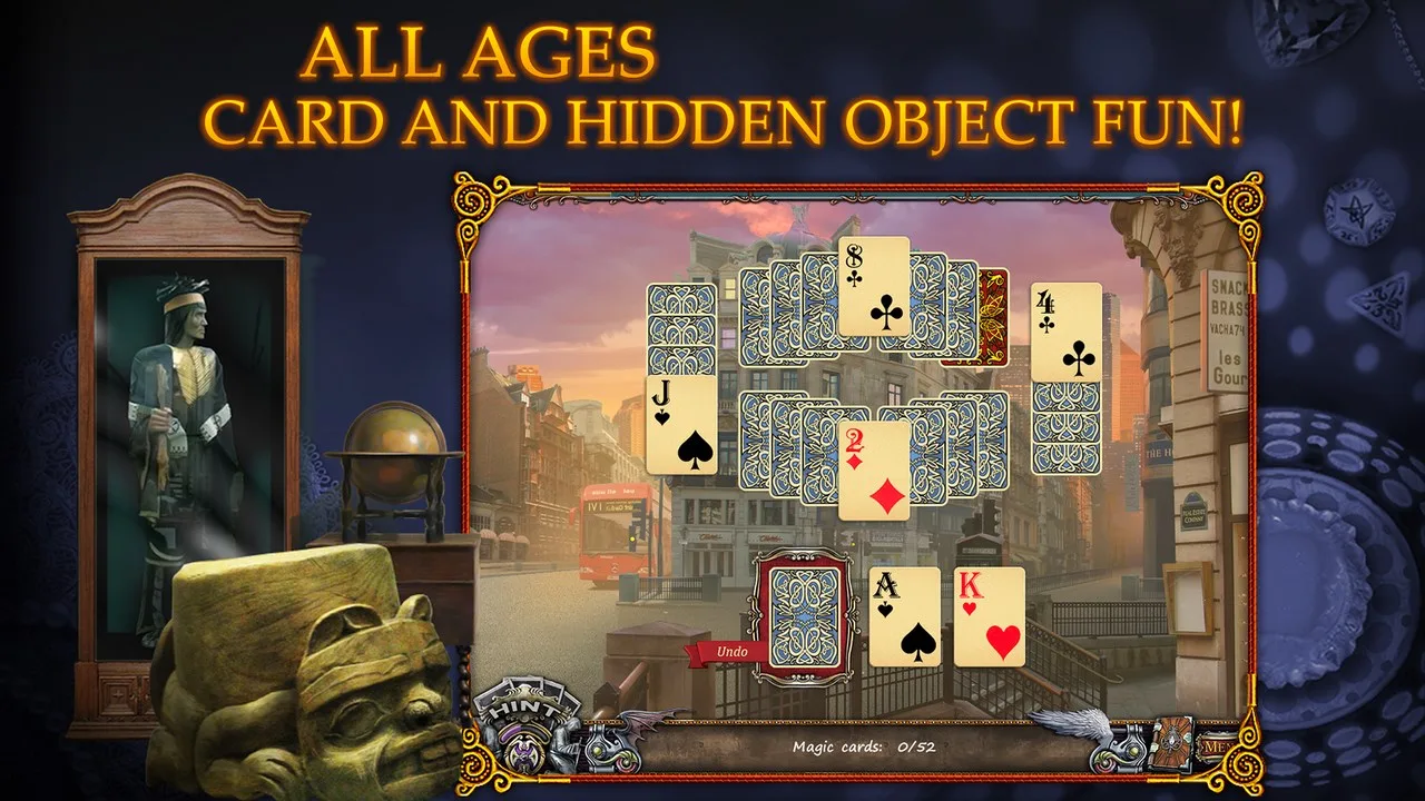 Solitaire Mystery: Stolen Power screenshot 1