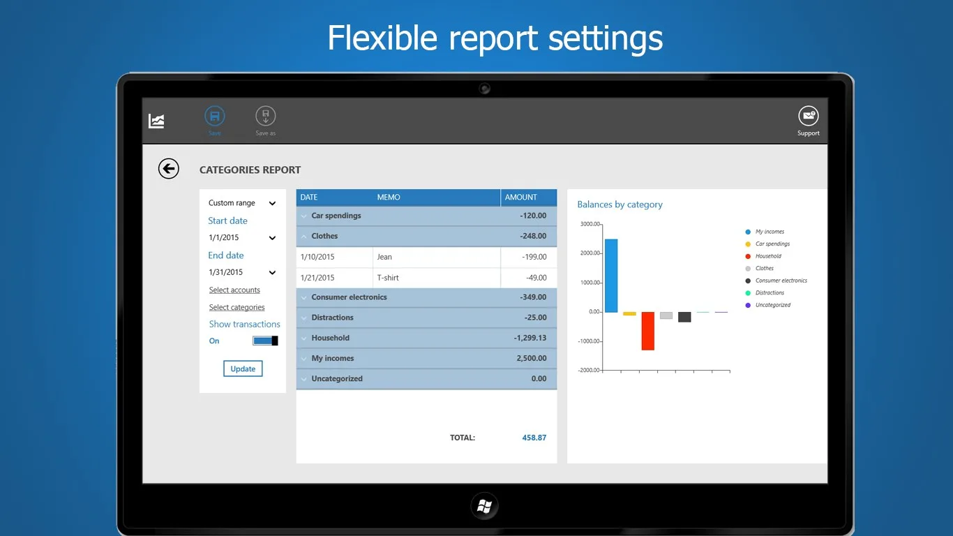 Moneygraph+ screenshot 3