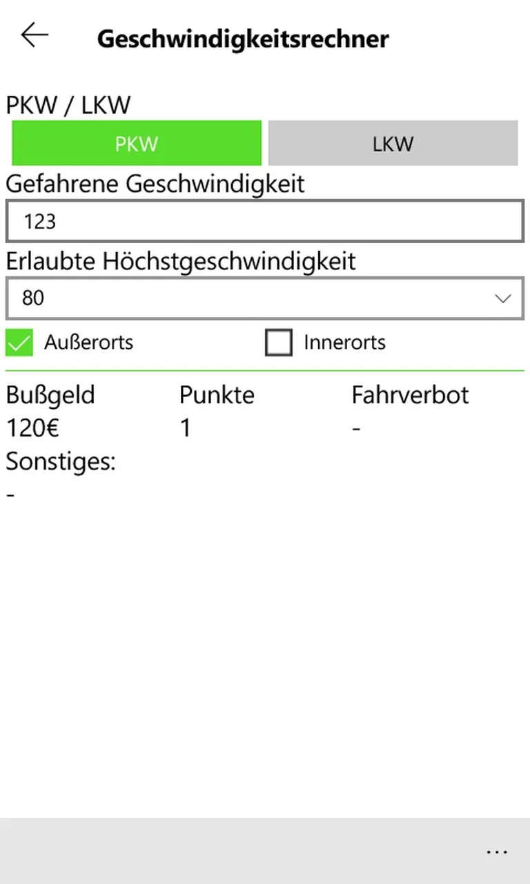 Bußgeldkatalog Gratis screenshot 2