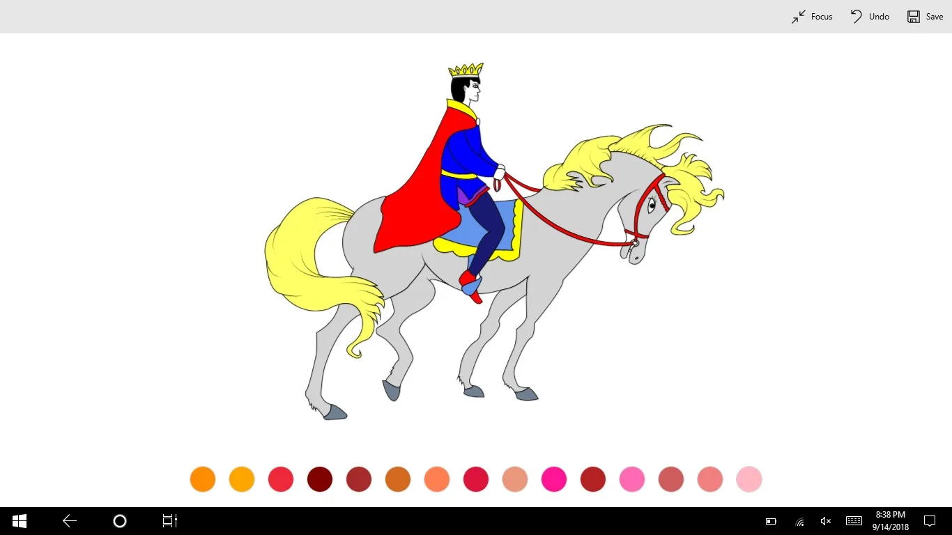 принцесса раскраска screenshot 5